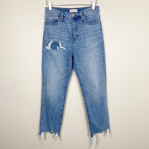 Madewell Denim - MADEWELL Classic Straight Jeans 28 Corrie Step Hem